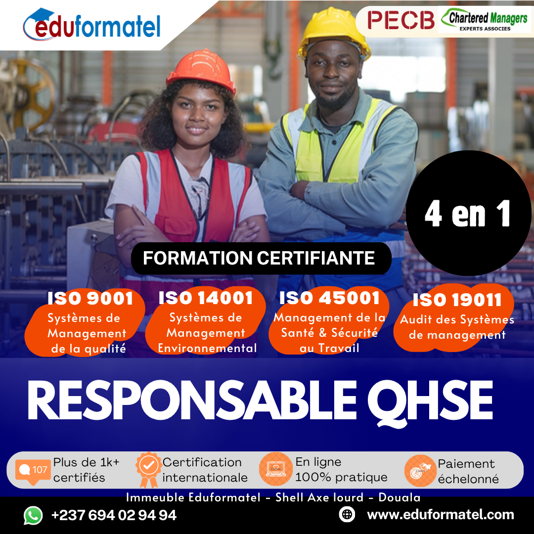 Responsable QHSE (Qualit&eacute;, Hygi&egrave;ne, S&eacute;curit&eacute;, Environnement) - 
